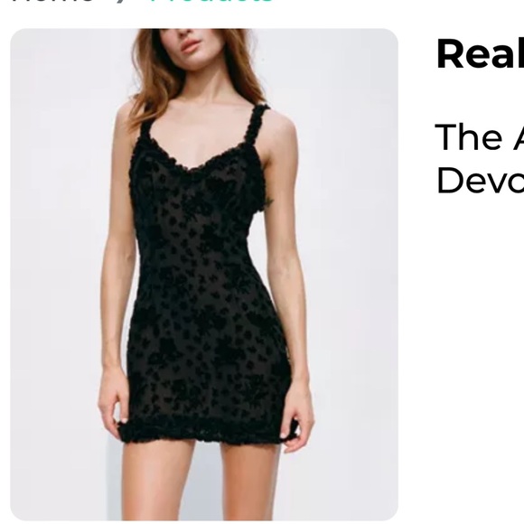 Realisation Par Dresses & Skirts - Realisation Par Black Floral Mini Dress